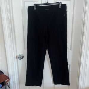 Black Wide-Leg yoga Pants